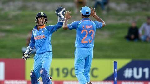 Under-19 World Cup: India beat Australia by massive 100 runs Under-19 World Cup: India beat Australia by massive 100 runs