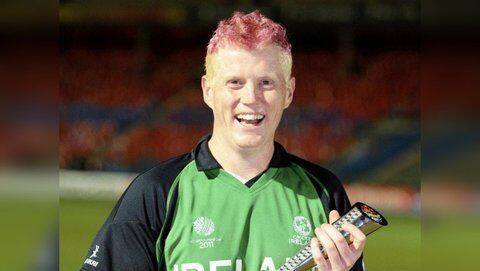 Kevin O'Brien joins elite list after debut ton