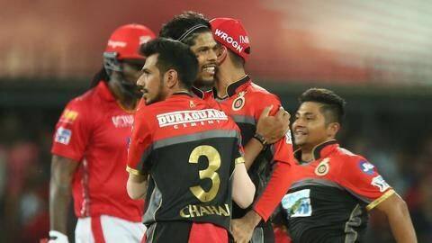 IPL 2018: RCB thrash KXIP by 10 wickets IPL 2018: RCB thrash KXIP by 10 wickets