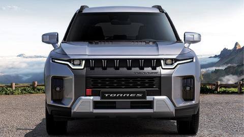 SsangYong Torres, with Jeep-inspired grille and ADAS functions, breaks cover SsangYong Torres, with Jeep-inspired grille and ADAS functions, breaks cover