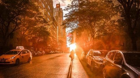 Manhattanhenge: The magical phenomenon on Manhattan's east-west streets Manhattanhenge: The magical phenomenon on Manhattan's east-west streets