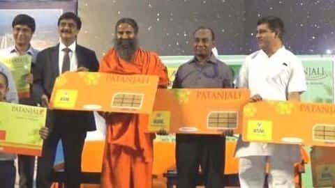 Patanjali enters telecom sector with Swadeshi Samriddhi SIM card Patanjali enters telecom sector with Swadeshi Samriddhi SIM card