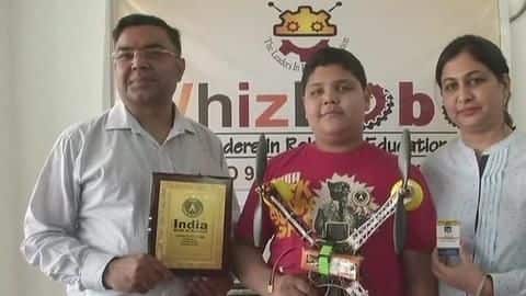 13-year-old Ludhiana boy becomes India's youngest drone developer 13-year-old Ludhiana boy becomes India's youngest drone developer