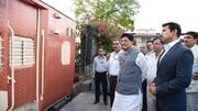 Railways paints coaches in new color for vibrant look