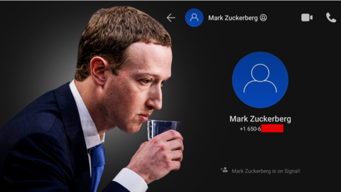 Facebook-leaked phone number reveals that Mark Zuckerberg uses Signal Facebook-leaked phone number reveals that Mark Zuckerberg uses Signal