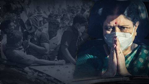 Tamil Nadu: Grand reception welcomes 'Chinnamma' Sasikala after four years Tamil Nadu: Grand reception welcomes 'Chinnamma' Sasikala after four years