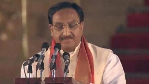Ph.D degree holder Ramesh Pokhriyal becomes HRD Minister Ph.D degree holder Ramesh Pokhriyal becomes HRD Minister