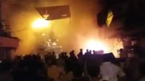 Kolkata: Bagri market catches massive fire, 30 fire-tenders at spot Kolkata: Bagri market catches massive fire, 30 fire-tenders at spot