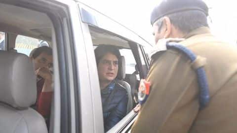 Anti-CAA protests: Rahul, Priyanka Gandhi stopped from entering UP's Meerut Anti-CAA protests: Rahul, Priyanka Gandhi stopped from entering UP's Meerut
