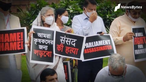 MPs end 'dharna,' opposition boycotts RS till demands are met MPs end 'dharna,' opposition boycotts RS till demands are met