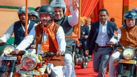 Backstory: Amit Shah kicked off nationwide bike rally in MP Backstory: Amit Shah kicked off nationwide bike rally in MP