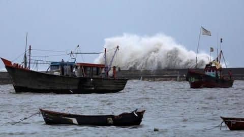 After sparing Gujarat, Cyclone Vayu may hit Kutch After sparing Gujarat, Cyclone Vayu may hit Kutch
