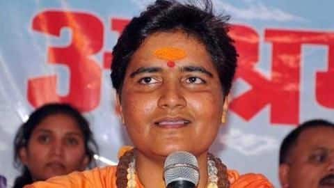 Pragya Thakur allegedly violates 72-hour campaign ban, gets EC notice Pragya Thakur allegedly violates 72-hour campaign ban, gets EC notice
