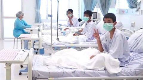 Despite invitation, Thai cave-boys can't watch FIFA World Cup final Despite invitation, Thai cave-boys can't watch FIFA World Cup final