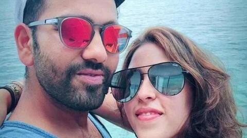 Rohit Sharma and Ritika Sajdeh become parents to baby girl Rohit Sharma and Ritika Sajdeh become parents to baby girl