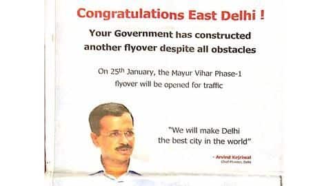 "Government constructed flyover despite obstacles" "Government constructed flyover despite obstacles"