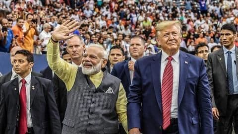 Holding one another's hands, Trump and Modi made global headlines Holding one another's hands, Trump and Modi made global headlines