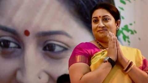 Smriti gets longest applause while taking oath in Lok Sabha Smriti gets longest applause while taking oath in Lok Sabha
