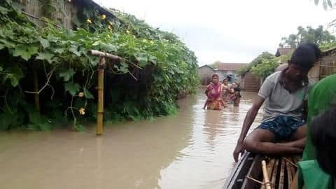 Assam floods: 20 dead, 52 lakh affected; Centre releases funds Assam floods: 20 dead, 52 lakh affected; Centre releases funds