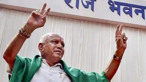 Karnataka: Days after taking oath, BS Yediyurappa wins trust vote Karnataka: Days after taking oath, BS Yediyurappa wins trust vote