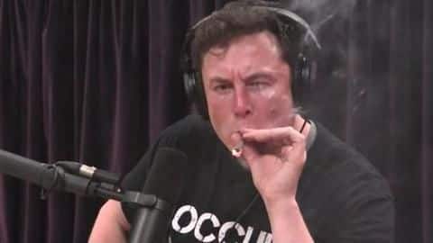 Taking a puff, Musk says he never really smokes marijuana Taking a puff, Musk says he never really smokes marijuana