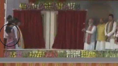 Tripura minister allegedly groped female colleague in PM Modi's presence Tripura minister allegedly groped female colleague in PM Modi's presence