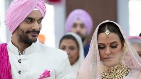 Neha Dhupia and Angad Bedi announce wedding through sweet Instagram-posts Neha Dhupia and Angad Bedi announce wedding through sweet Instagram-posts