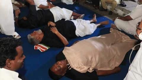 Puducherry CM sleeps outside L-G Kiran Bedi's house: Here's why Puducherry CM sleeps outside L-G Kiran Bedi's house: Here's why