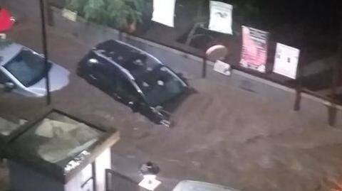 Cars were washed away, electricity was shut off Cars were washed away, electricity was shut off