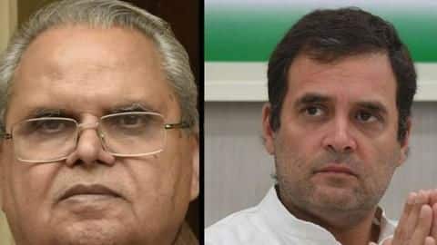 Will send plane, come here, observe: J&K Governor reprimands Rahul Will send plane, come here, observe: J&K Governor reprimands Rahul