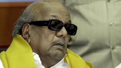 Karunanidhi admitted to ICU following blood-pressure drop, is stable now Karunanidhi admitted to ICU following blood-pressure drop, is stable now