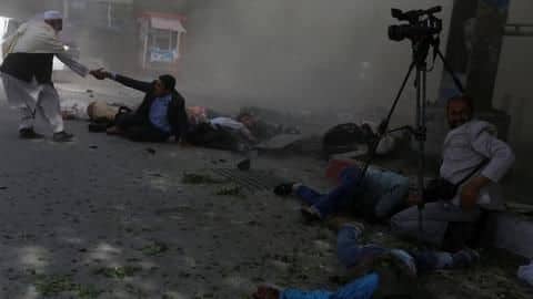 Two blasts in Kabul kill 21, including AFP photographer Two blasts in Kabul kill 21, including AFP photographer