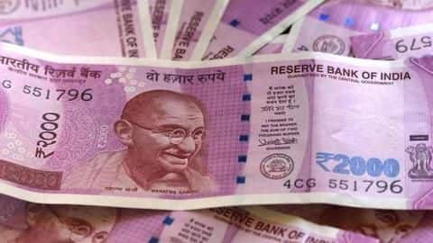 I-T officials recovered cash from plastic packets I-T officials recovered cash from plastic packets