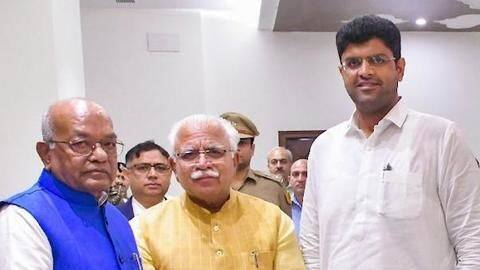 Attacking BJP, Sanjay Raut took jibe at Dushyant Chautala Attacking BJP, Sanjay Raut took jibe at Dushyant Chautala