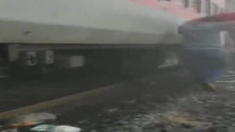 Accident was caused due to dense fog Accident was caused due to dense fog