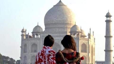 Taj Mahal re-opens after months. No couple poses, allowed Taj Mahal re-opens after months. No couple poses, allowed