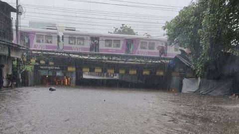 Several areas of Mumbai recorded high rainfall Several areas of Mumbai recorded high rainfall