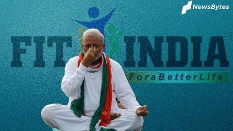 Modi launches 'Fit India Movement', says success has no elevator Modi launches 'Fit India Movement', says success has no elevator