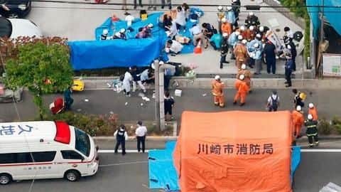 Japan: 2 dead, 19 injured in mass stabbing Japan: 2 dead, 19 injured in mass stabbing