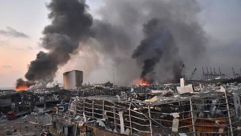 Explosion jolts Lebanese capital Beirut, over 70 killed, thousands injured Explosion jolts Lebanese capital Beirut, over 70 killed, thousands injured