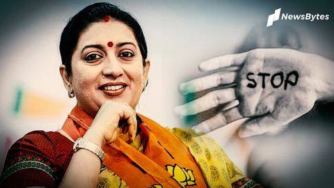 Smriti Irani claims domestic violence didn't increase during lockdown Smriti Irani claims domestic violence didn't increase during lockdown
