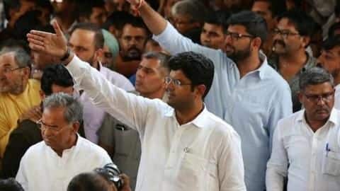 Before son Dushyant's oath-taking ceremony, father Ajay Chautala gets freedom Before son Dushyant's oath-taking ceremony, father Ajay Chautala gets freedom