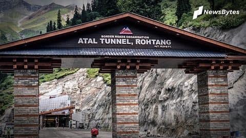 Strategically important Atal Tunnel in Himachal inaugurated by PM Modi Strategically important Atal Tunnel in Himachal inaugurated by PM Modi