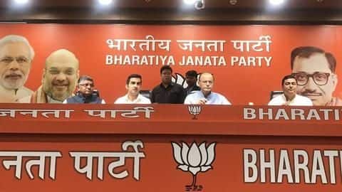Ahead of national elections, former cricketer Gautam Gambhir joins BJP Ahead of national elections, former cricketer Gautam Gambhir joins BJP