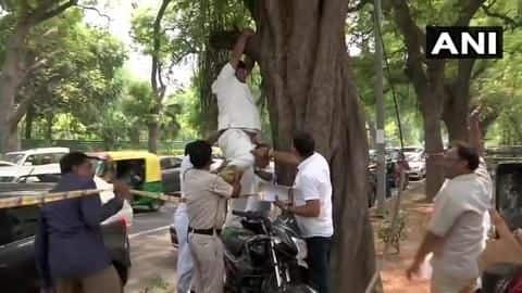 To stop Rahul Gandhi from resigning, Congress worker attempts suicide To stop Rahul Gandhi from resigning, Congress worker attempts suicide