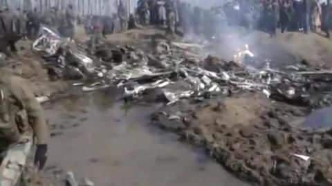 IAF jet crashes in J&K, two bodies recovered IAF jet crashes in J&K, two bodies recovered