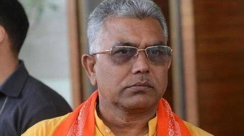 BJP Bengal chief booked for 'beat cops, TMC members' statement BJP Bengal chief booked for 'beat cops, TMC members' statement