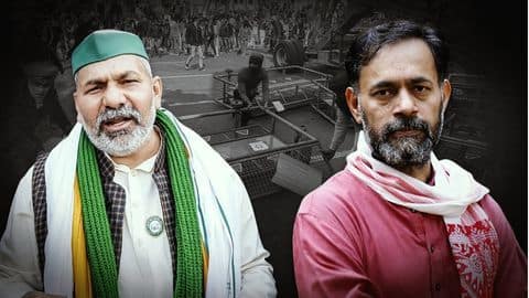 R-Day violence: Rakesh Tikait and Yogendra Yadav named in FIRs R-Day violence: Rakesh Tikait and Yogendra Yadav named in FIRs