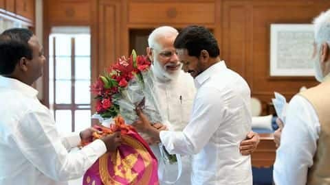 Jagan Reddy meets PM Modi, discusses special status of Andhra Jagan Reddy meets PM Modi, discusses special status of Andhra
