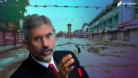 Earlier, Jaishankar explained reason behind the restrictions Earlier, Jaishankar explained reason behind the restrictions